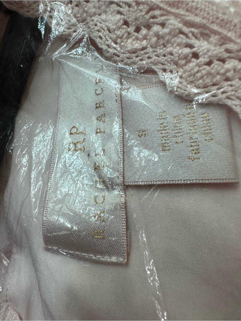 Light Pink Eyelet Ruffle Midi Dress - Picture 8 of 8